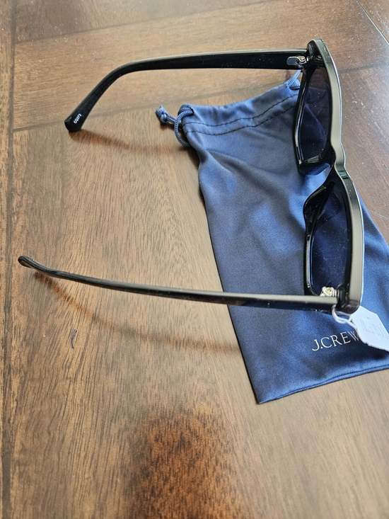 J.Crew Rectangular Cat Eye UV Protective Sunglasses, Black main image 7